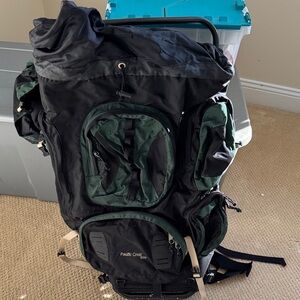 Black and Green Hiking Backpack Pacific Creat 5000